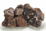 Multi-Generation Calcite Cluster with Hematite Inclusions - China #223440-1